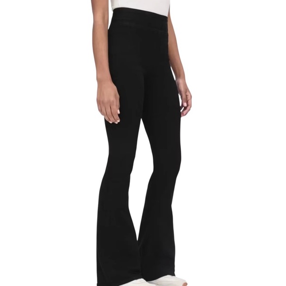 Frame Denim The Jet Set Flare Sheer Noir Black Size 2 30-34” - Picture 5 of 11